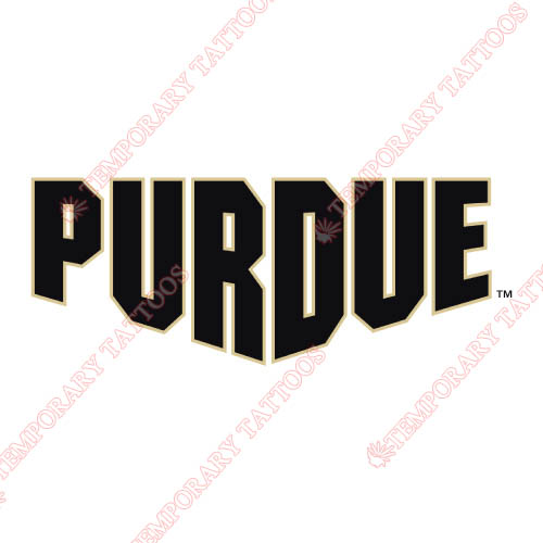 Purdue Boilermakers Customize Temporary Tattoos Stickers NO.5947